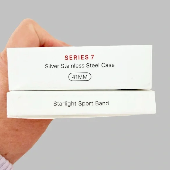 Apple Watch Series 7 41mm Sil Stainless Star - Picture 8 of 10